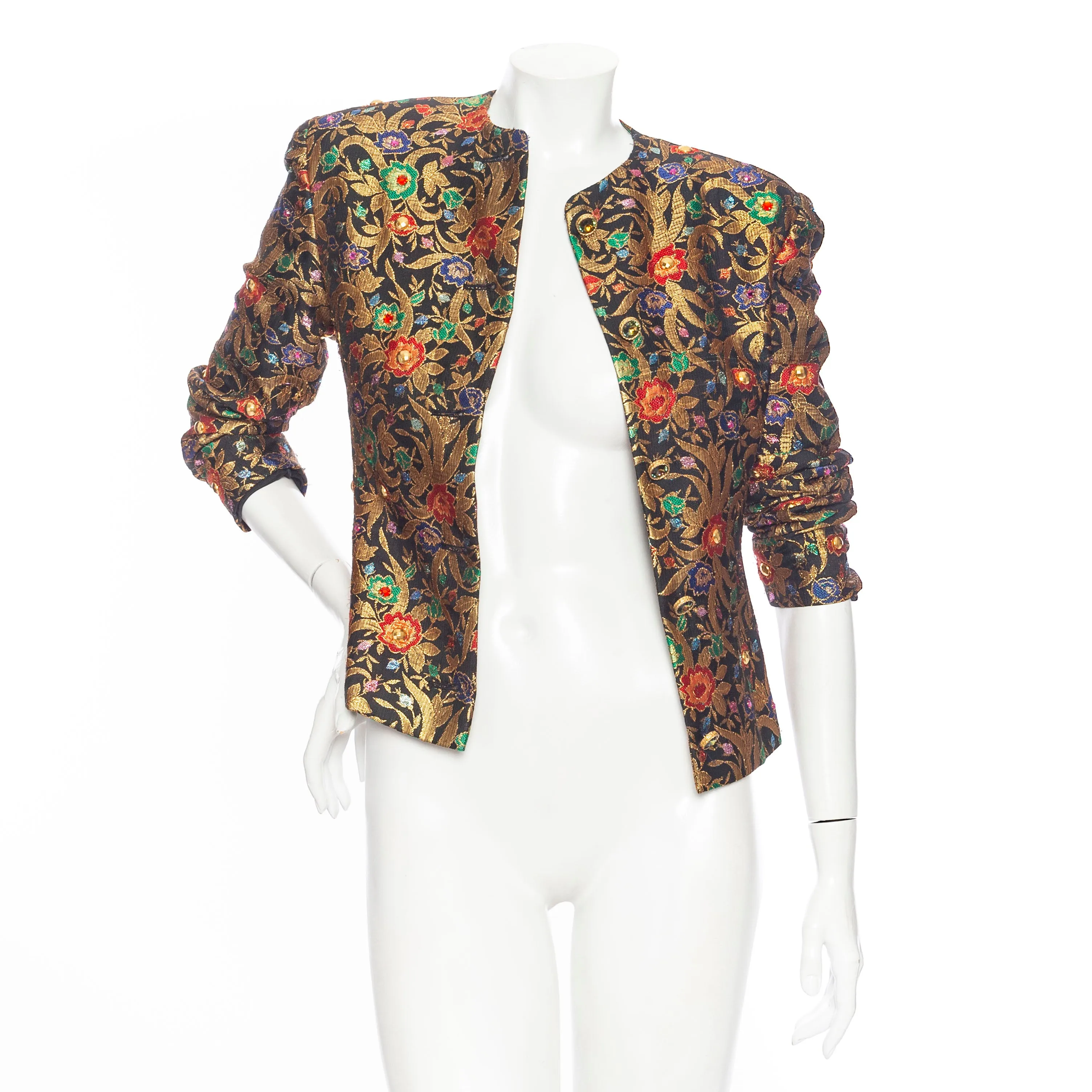 Vintage Brocade Floral Jacket