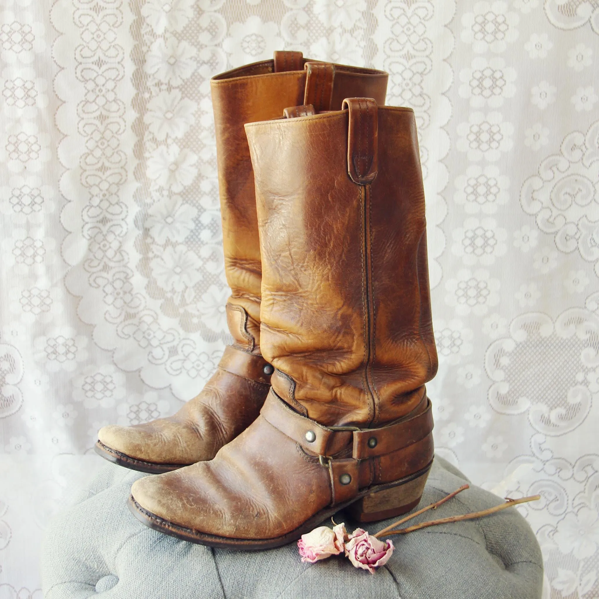 Vintage Moto Boots