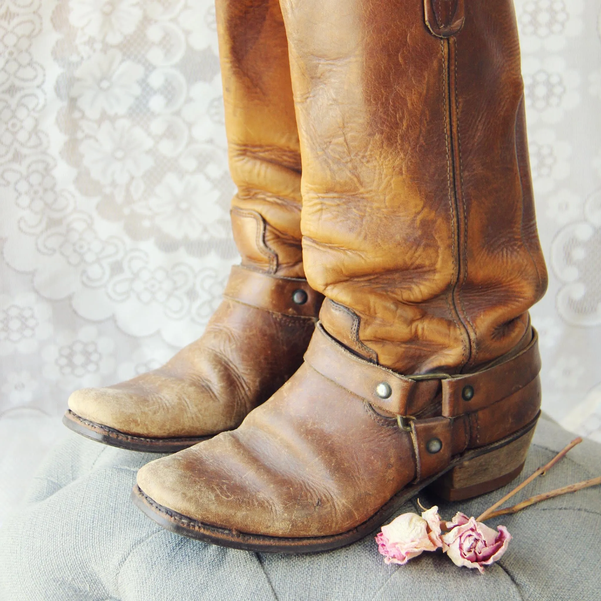 Vintage Moto Boots