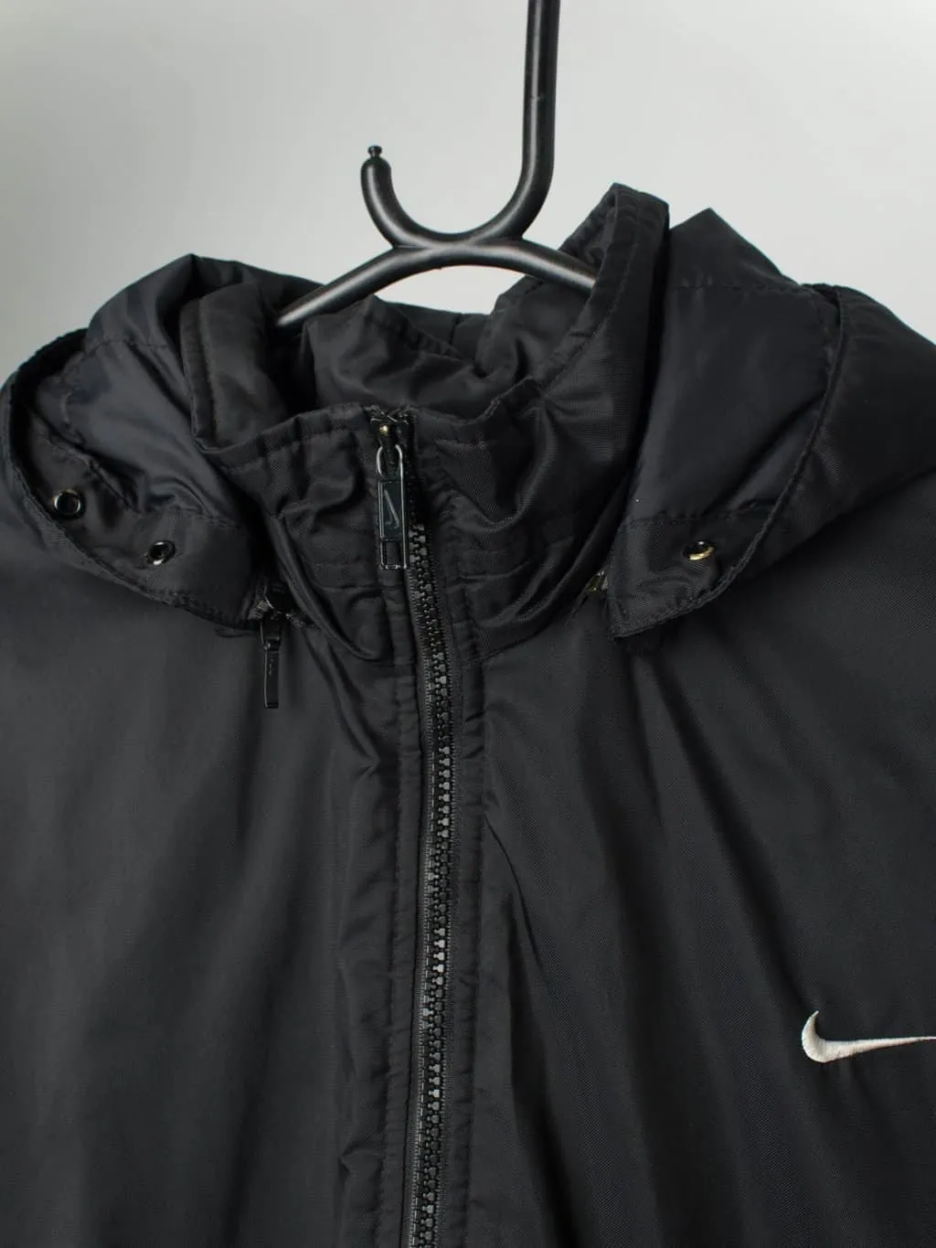 Vintage Nike coat with removable hood – Large