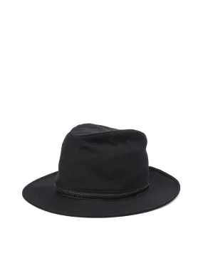 W SERGE FEDORA HAT