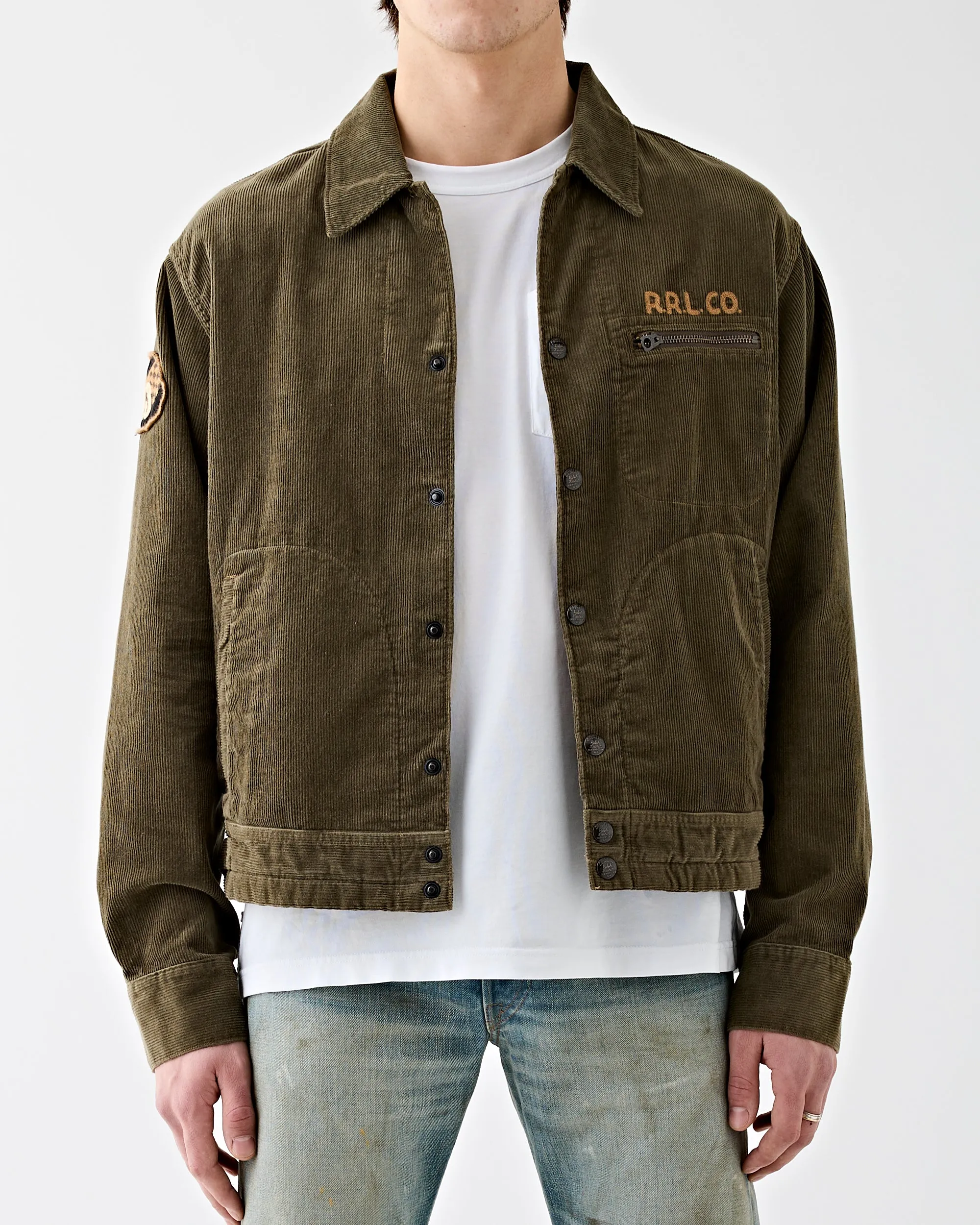 Walker Unlined Shirt Jacket Olive