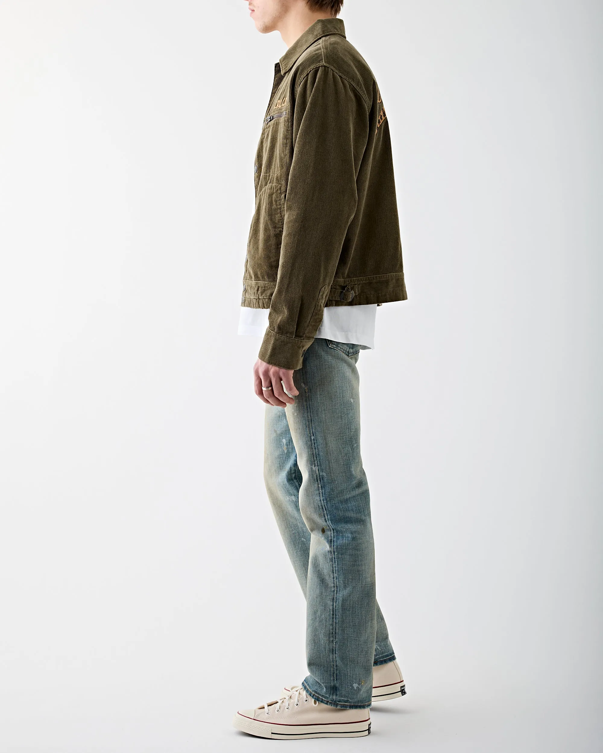 Walker Unlined Shirt Jacket Olive