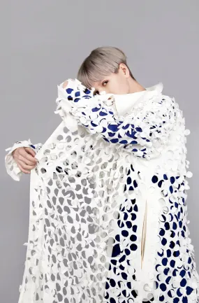 White Die-cut Morrison Trench Coat