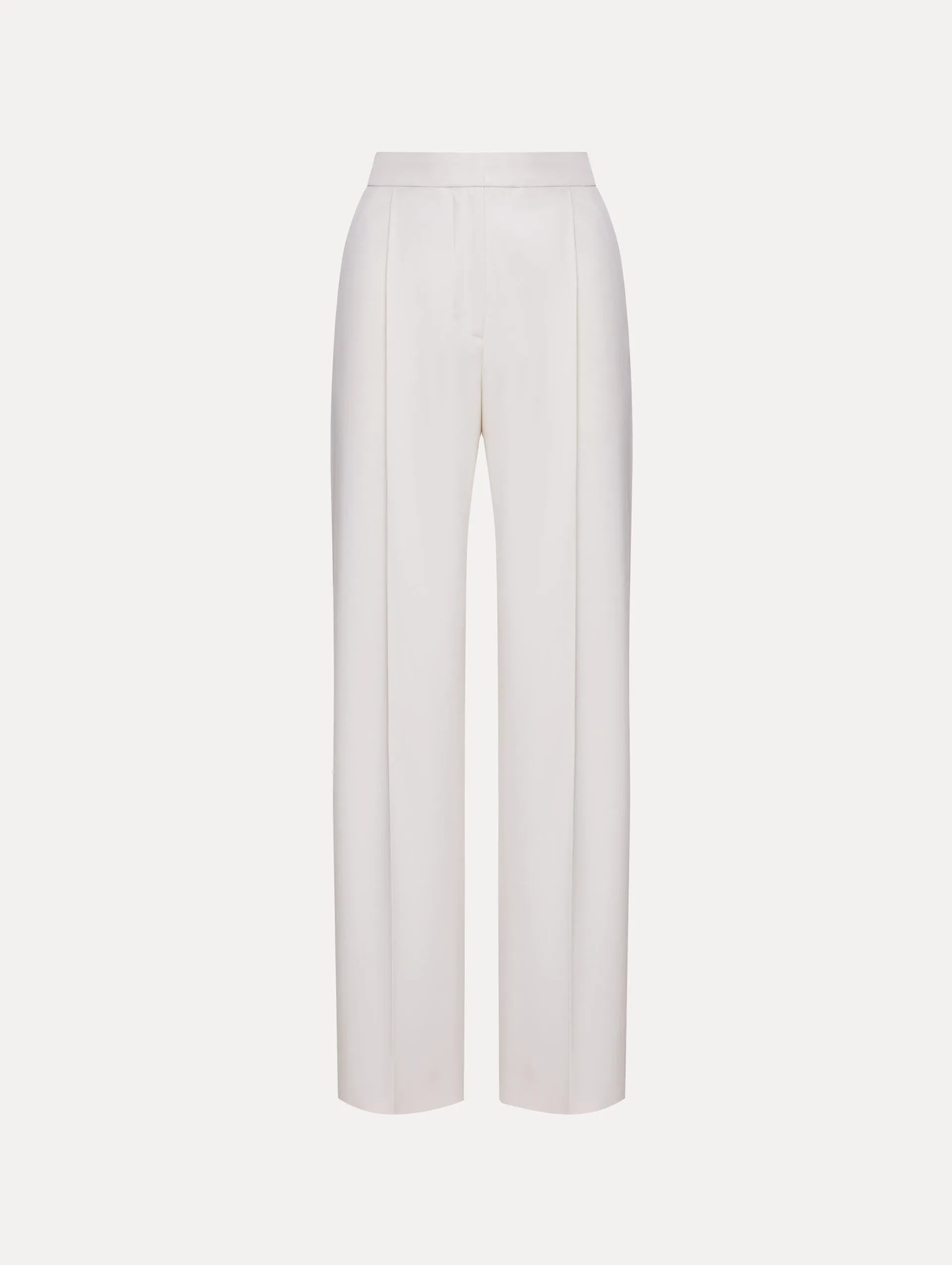 Wide Leg Wool Gabardine Pant