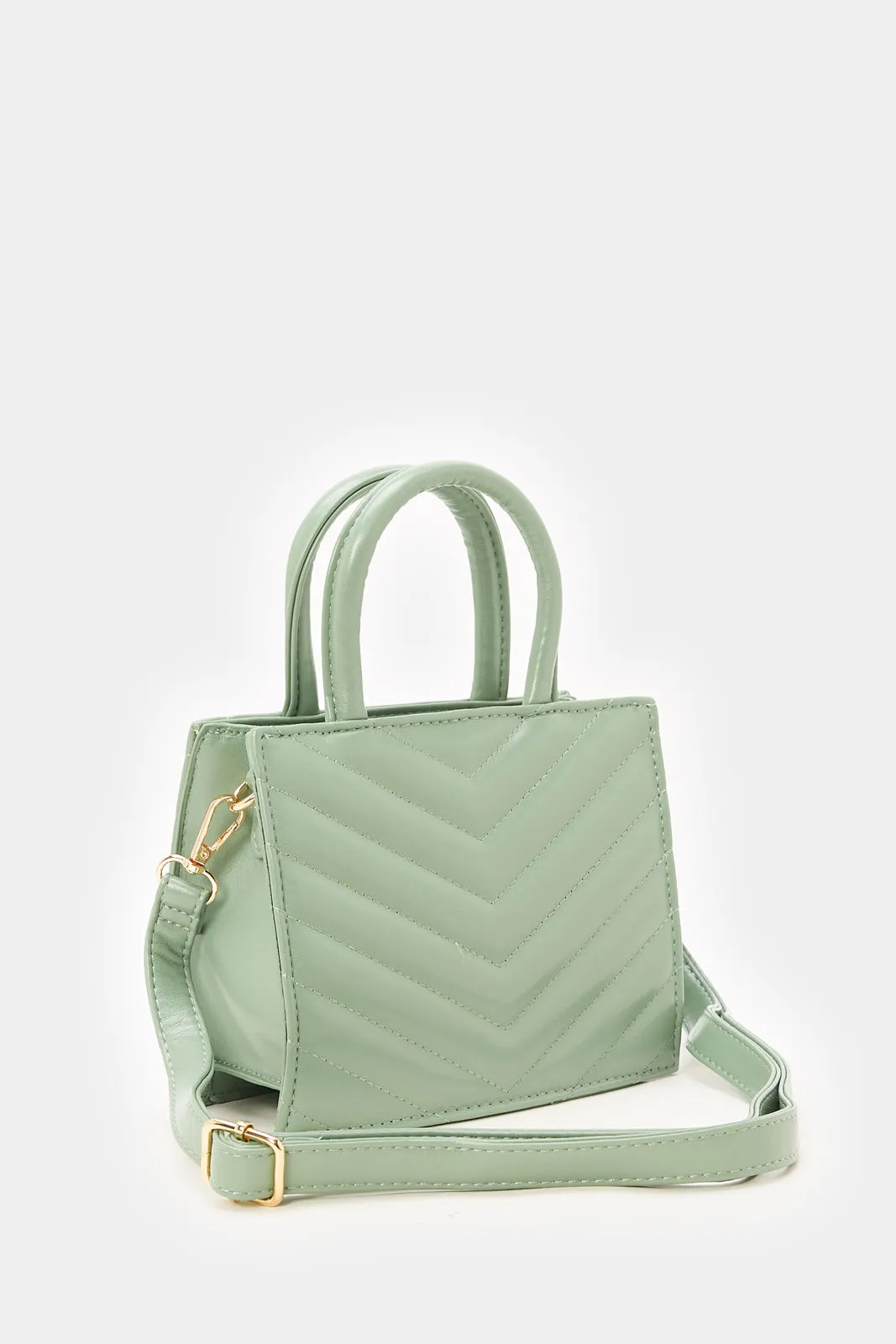 Women Mint Textured Messenger Bag