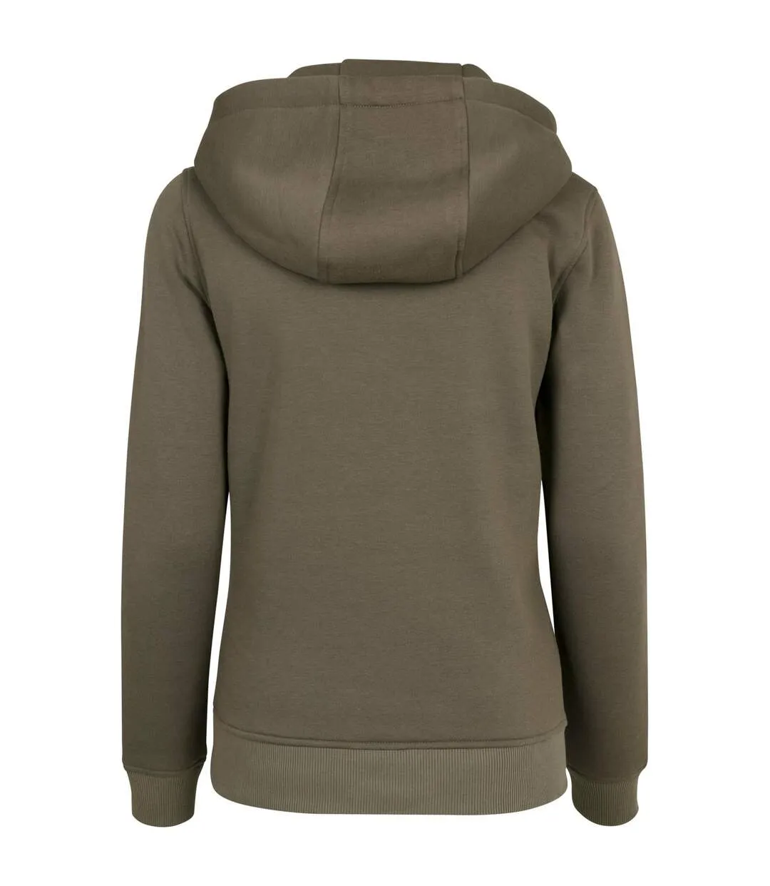 Womens heavy hoody/sweatshirt olive Build Your Brand