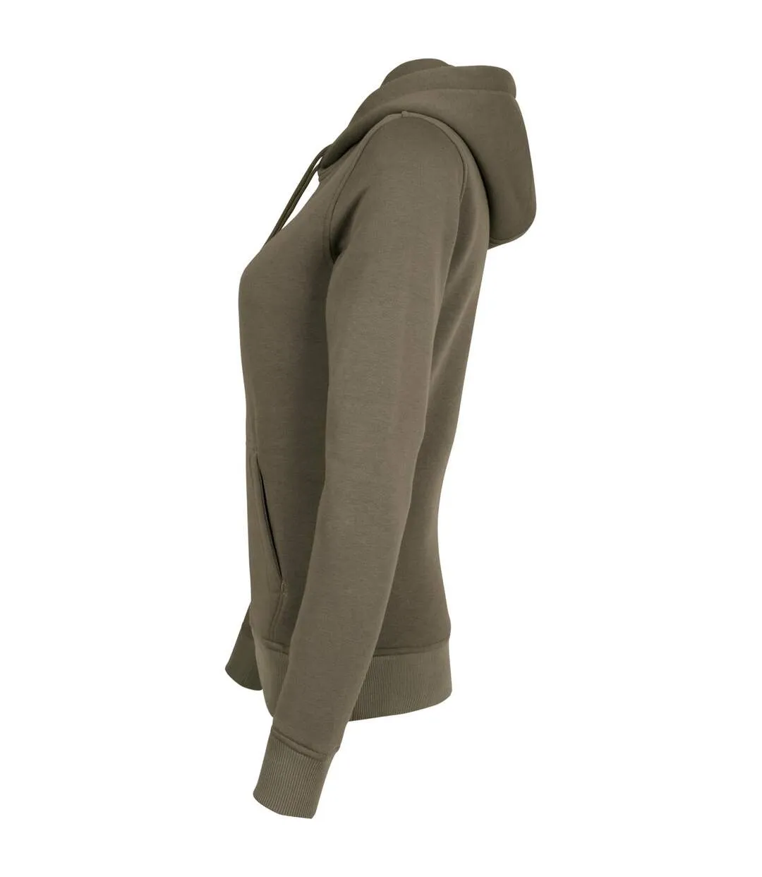 Womens heavy hoody/sweatshirt olive Build Your Brand