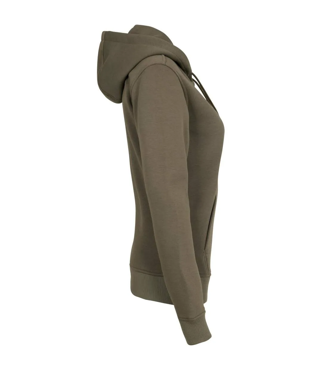 Womens heavy hoody/sweatshirt olive Build Your Brand