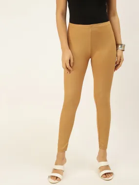 Women's Shimmer leggings-Copper Gold