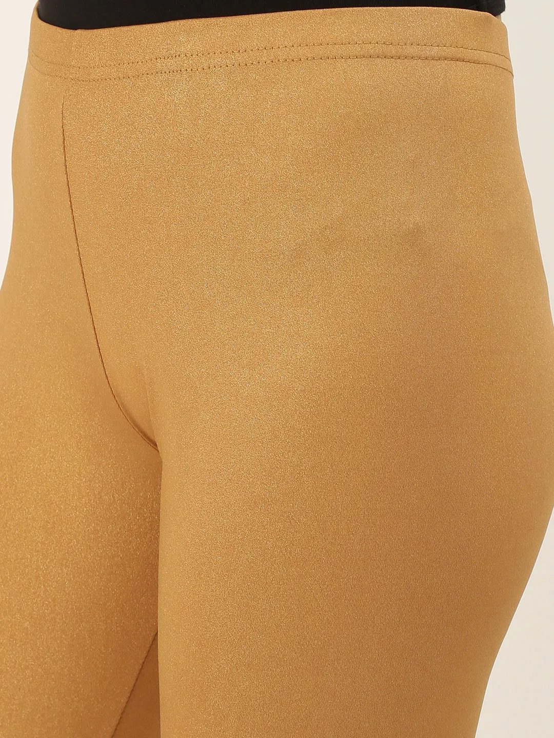 Women's Shimmer leggings-Copper Gold