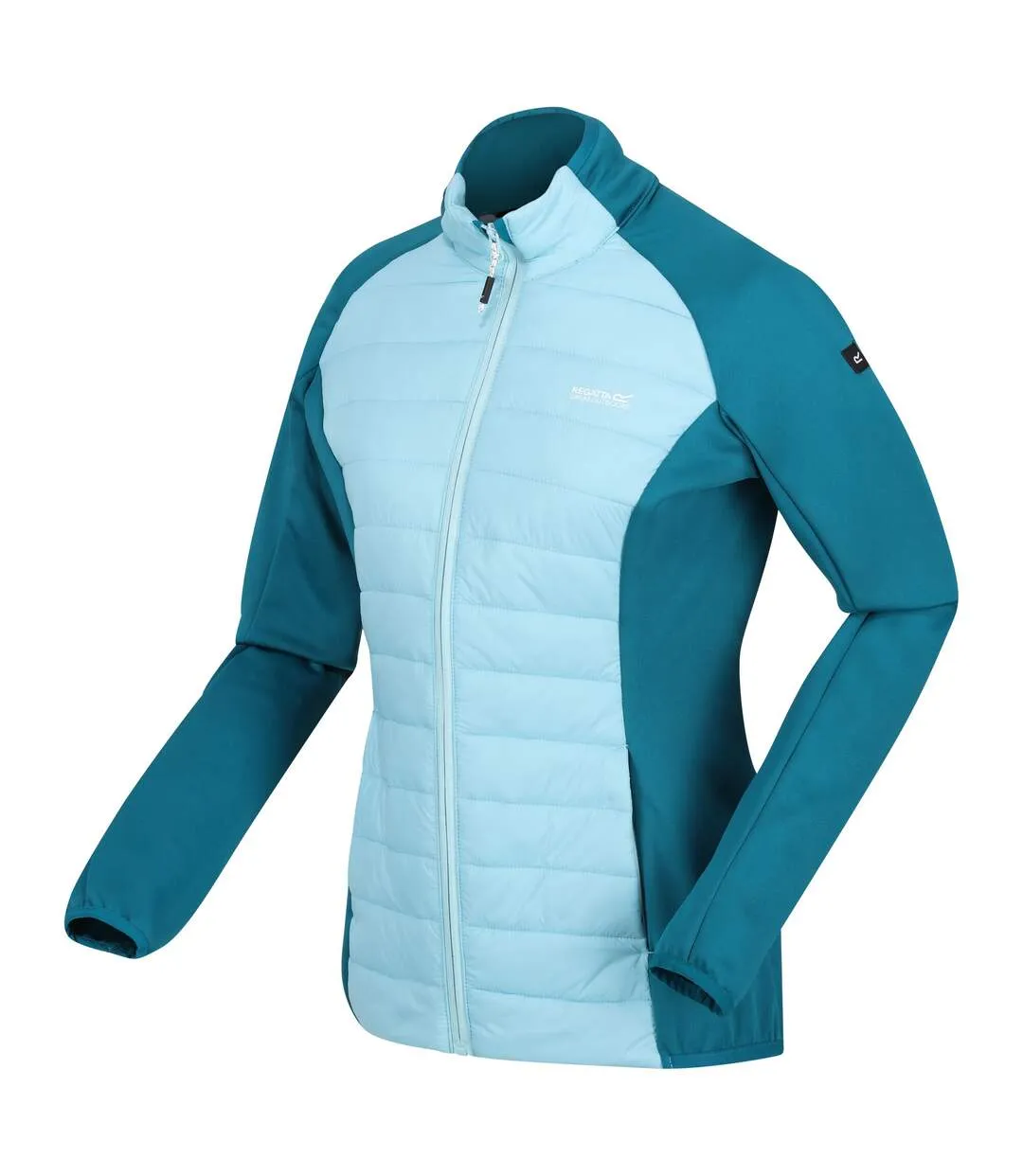 Womens/ladies clumber iv hybrid jacket sea haze/gulfstream Regatta