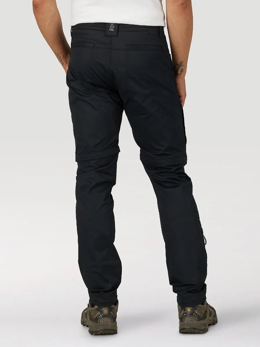 Wrangler ATG Packable Zip Off Cargo Pocket Pants Black