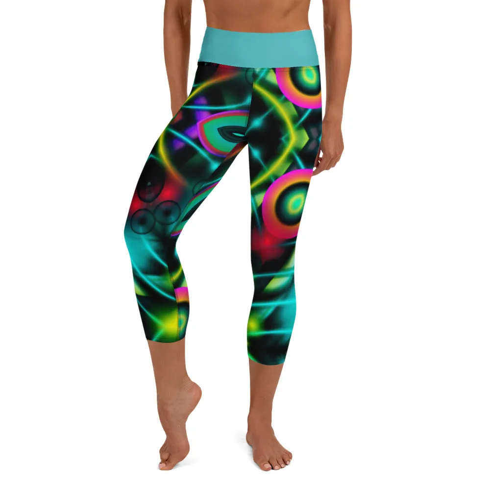 Yoga Capri Leggings Kaleidoscope