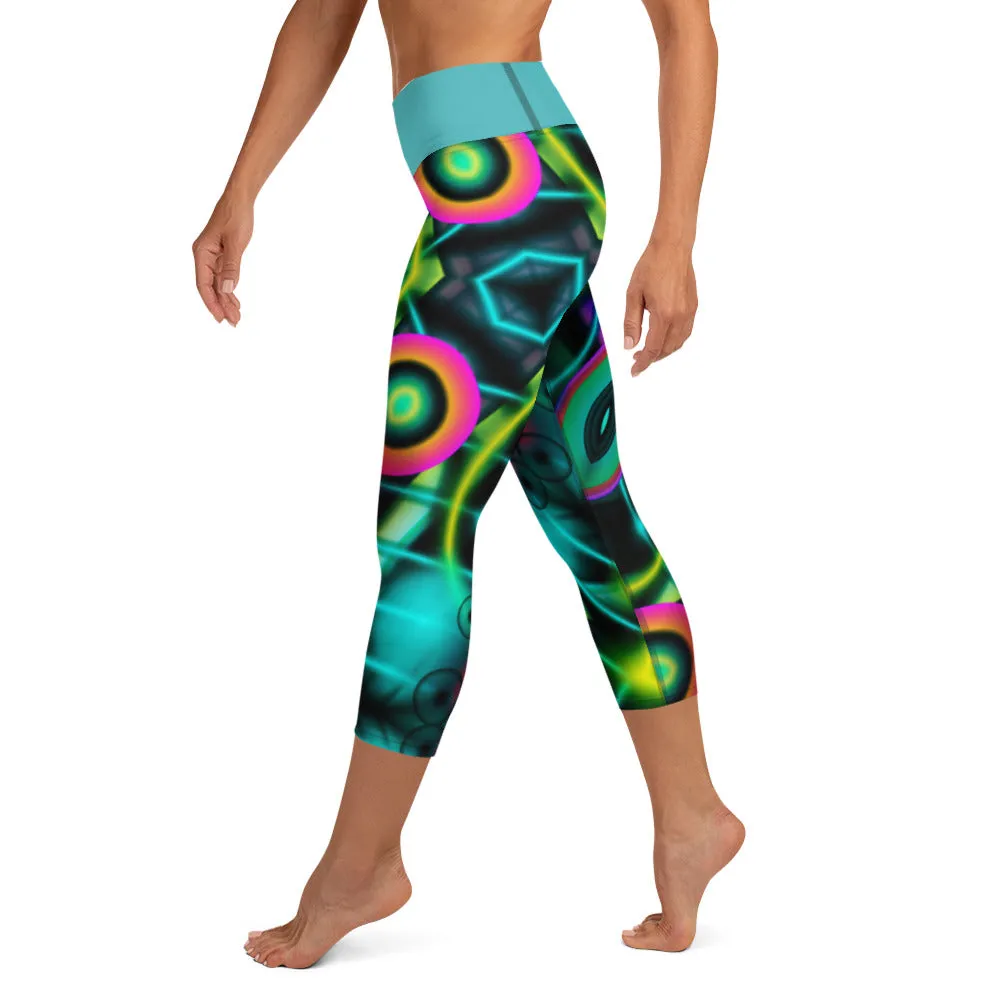 Yoga Capri Leggings Kaleidoscope