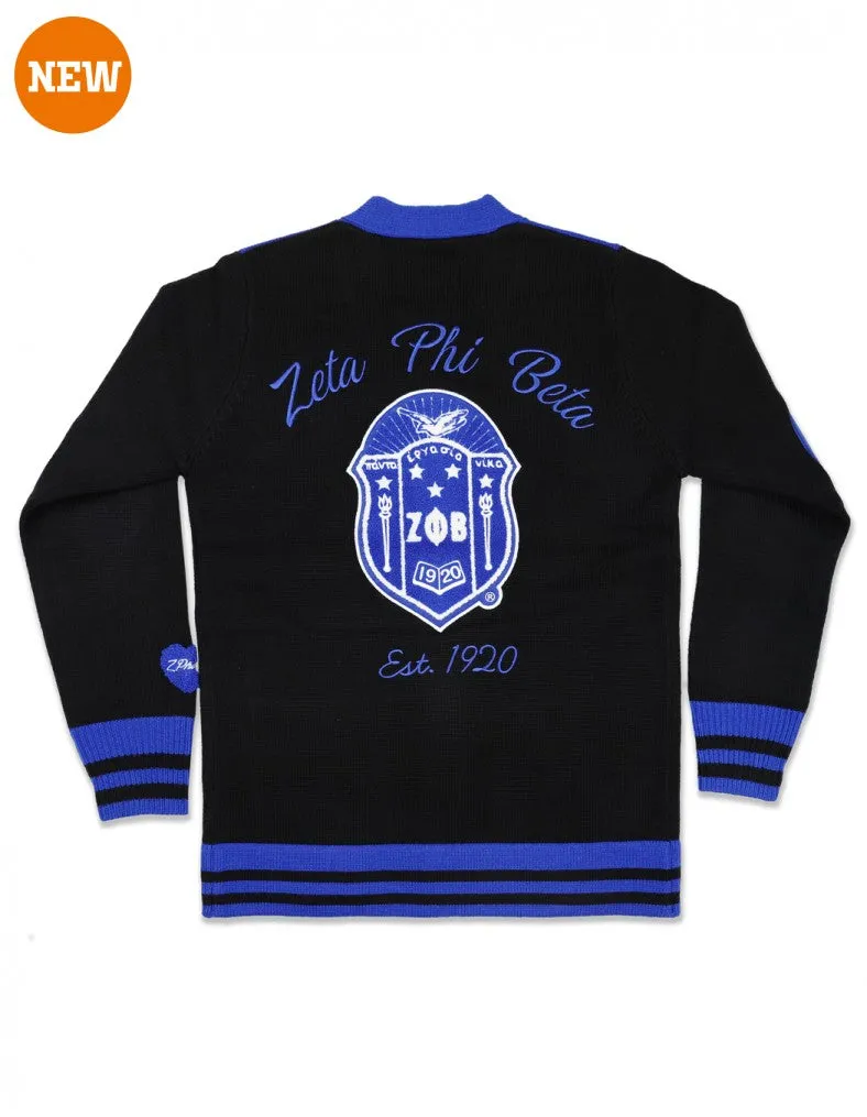 Zeta Phi Beta: Classic Button Down Sweaters