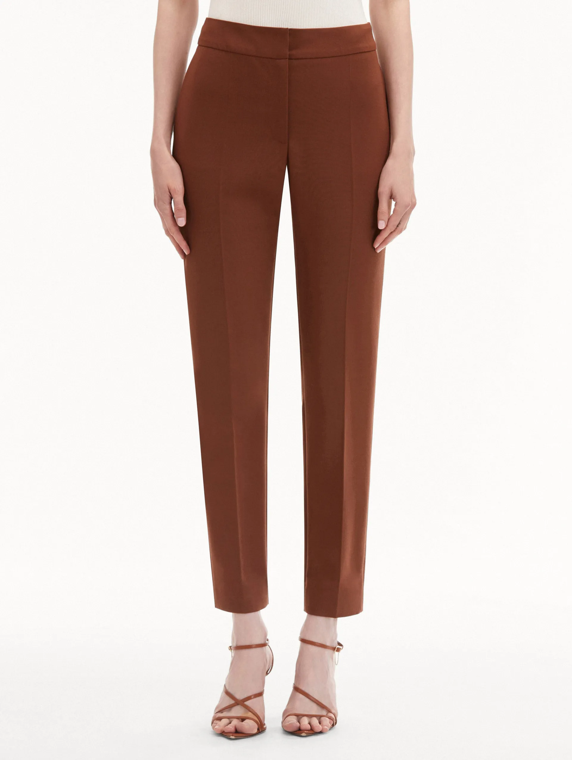 Zip-Front Skinny Pant